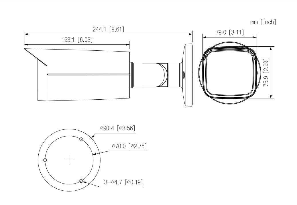 Dahua Technology Consumer DH-IPC-HFW2831TN-ZS-27135-S2 cámaras de vigilancia Cámara de seguridad IP Interior y exterior Alámbrico Si