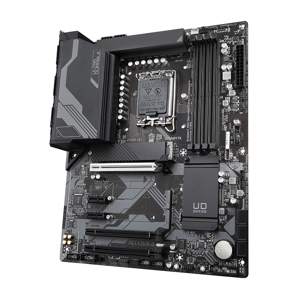 GIGABYTE Z790 UD Placa base - Compatible con procesadores Intel Core 14th CPUs, 16+1+1 Phases Digital VRM, up to 7600MHz DDR5 (OC), 3xPCIe 4.0 M.2, 2.5GbE LAN , USB 3.2 Gen 2x2 placas base Intel LGA 1700 LGA 1700 192 GB