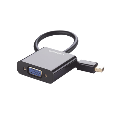 Ugreen 10459 adaptador de cable de vídeo Mini DisplayPort VGA (D-Sub) Negro