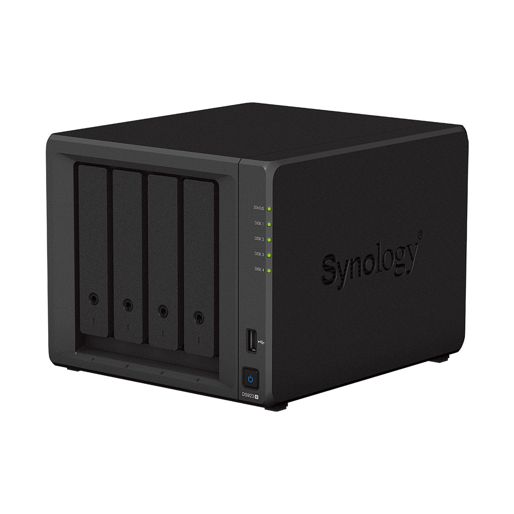 Synology DiskStation DS923+ servidor NAS o de almacenamiento Tower Ryzen Embedded R1600 4 GB DDR4L 0 TB DiskStation Mana