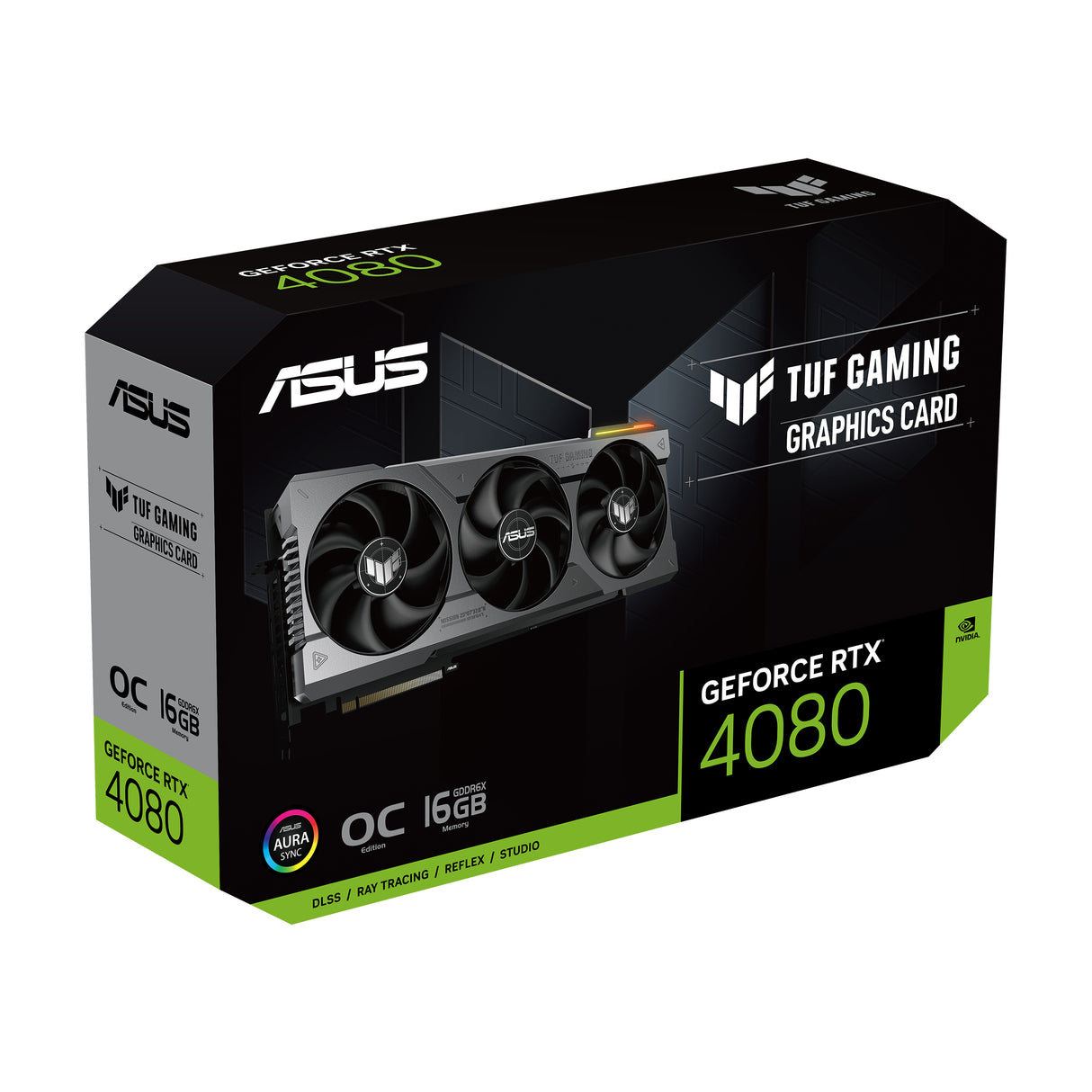 ASUS TUF Gaming TUF-RTX4080-O16G-GAMING tarjetas gráficas Si 9728 NVIDIA GeForce RTX 4080
