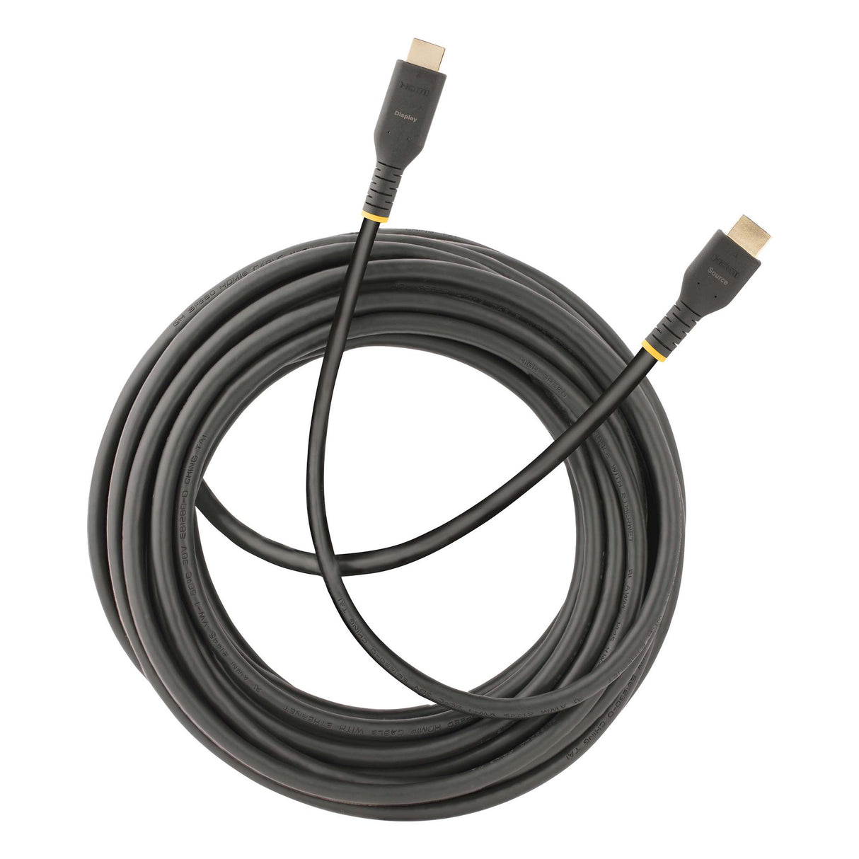 StarTech.com Cable de 10m HDMI Activo - HDMI 2.0 4K 60Hz UHD - Cable de Servicio Pesado - Resistente - con Fibra de Aramida - Cable HDMI de Alta Velocidad con Ethernet Cable 10 m HDMI tipo A (Estándar) HDMI tipo A (Estándar) Macho