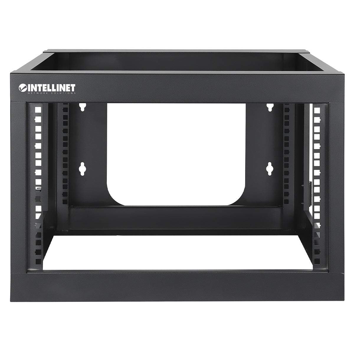 Intellinet 716031 Rack Estructura de rack Negro SPCC, Acero 40 kg