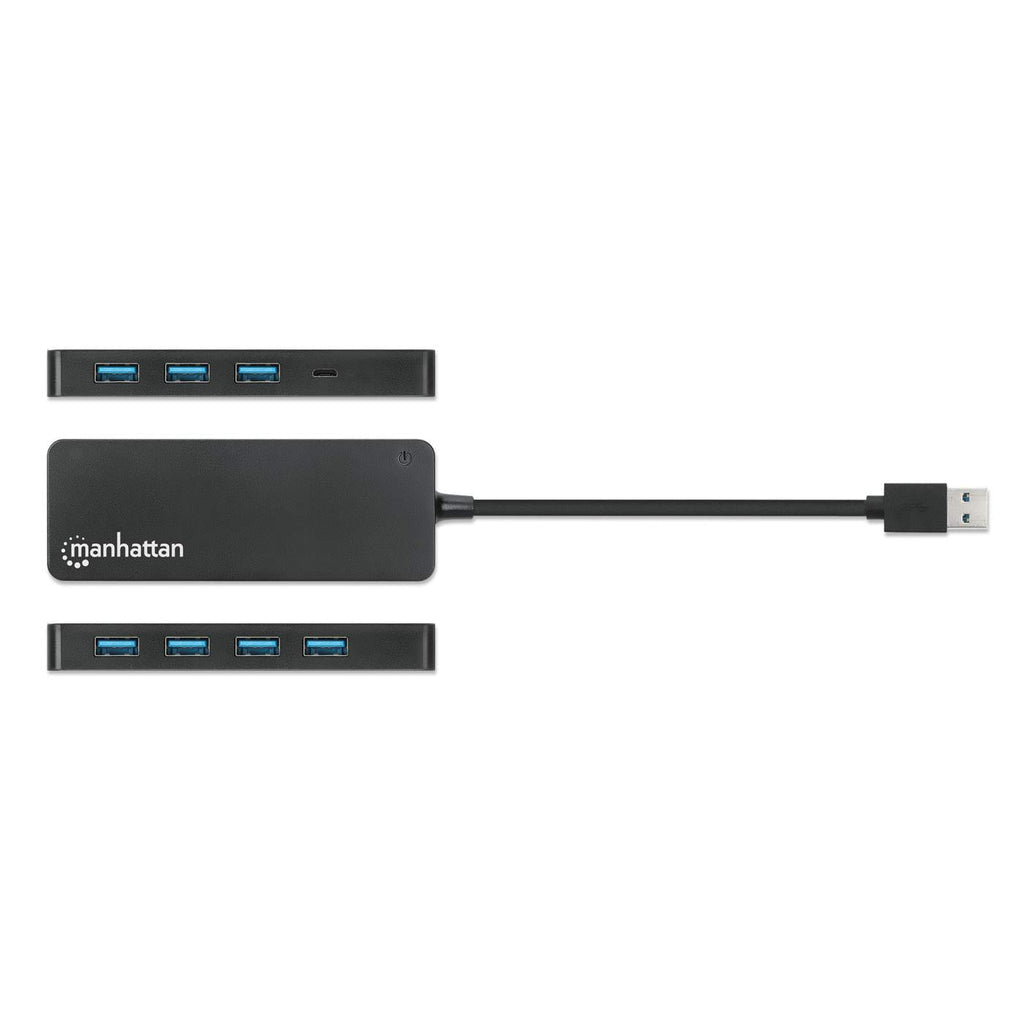 Manhattan Hub USB con 7 puertos USB-A 3.2 Hubs de interfaz 7 USB 3.2 Gen 1 (3.1 Gen 1) Type-A USB 3.2 Gen 1 (3.1 Gen 1)