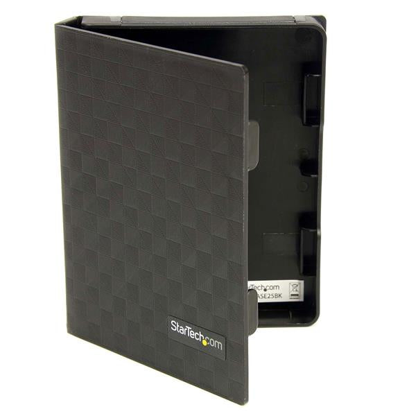 StarTech.com Paquete de 3 Cubiertas Protectoras - Funda de Plástico Disco Duro de 2,5in Pulgadas - Forro - Negro fundas para discos duros externos 2.5 cm (2.5") Funda Plástico Negro