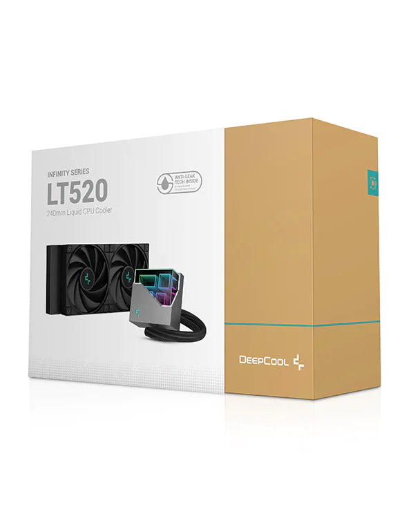 DeepCool LT520 sistemas de refrigeración para ordenadores Procesador 12 mm 85,85 cfm 3,27 mmH2O
