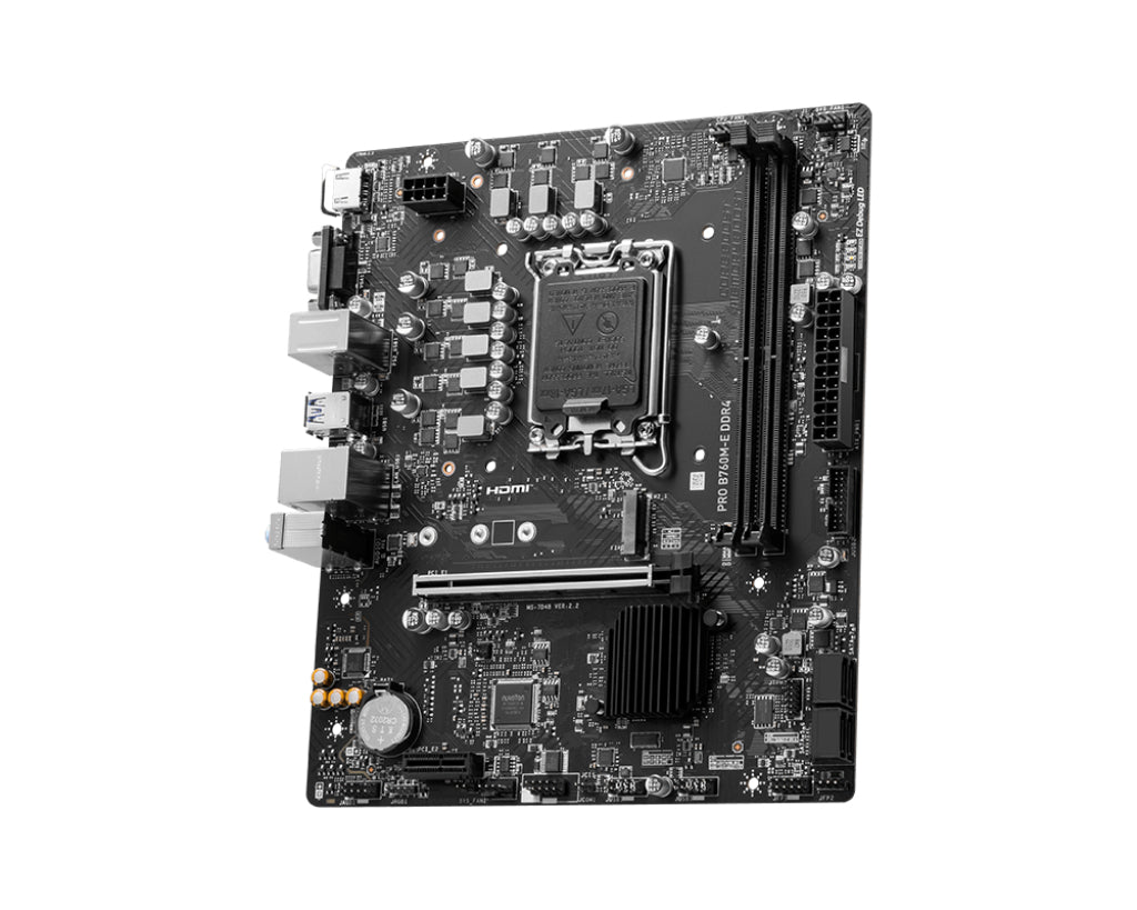 MSI PRO B760M-E DDR4 placa base Intel B760 LGA 1700 Micro ATX, Intel® Celeron®, Intel® Pentium® Gold, DDR4-SDRAM