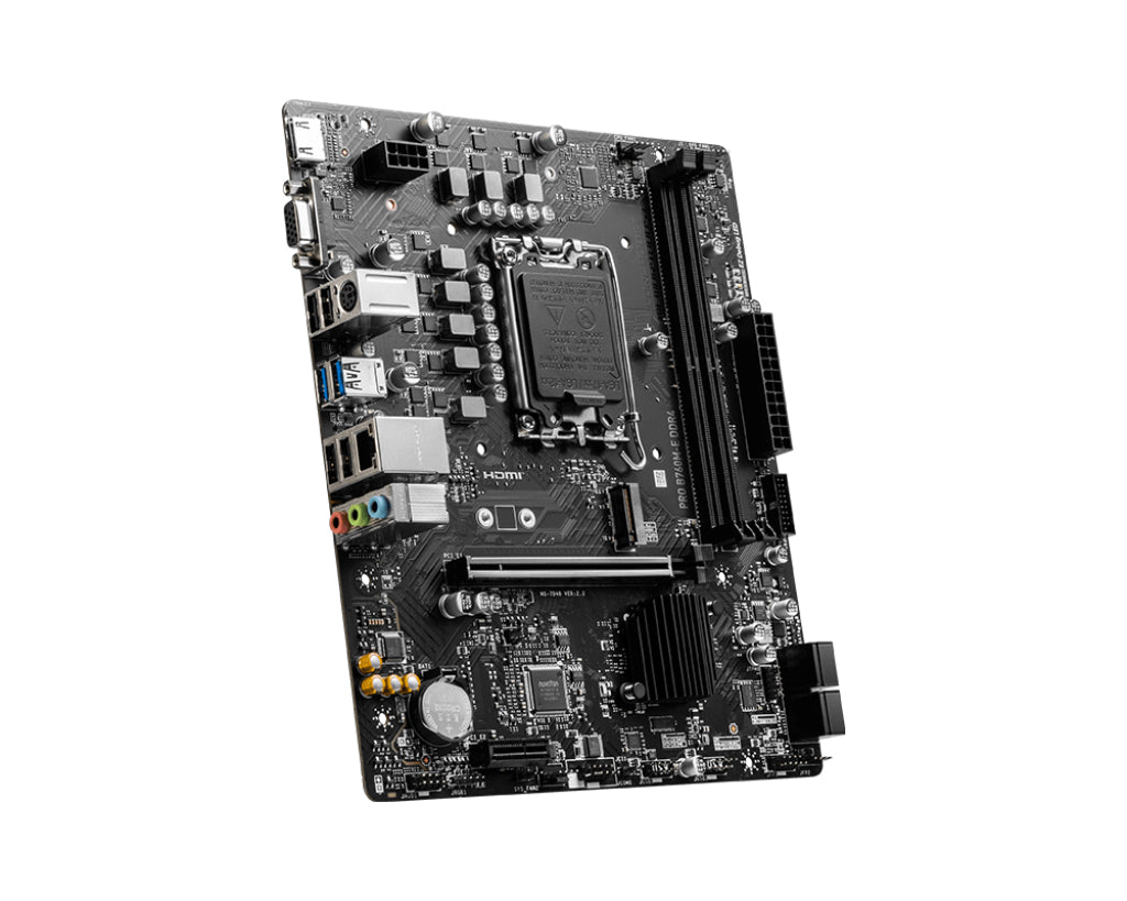 MSI PRO B760M-E DDR4 placa base Intel B760 LGA 1700 Micro ATX, Intel® Celeron®, Intel® Pentium® Gold, DDR4-SDRAM