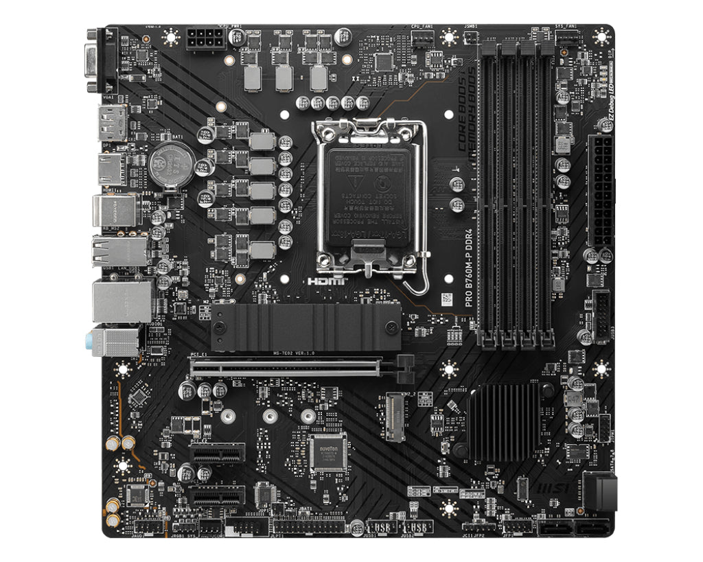 MSI PRO B760M-P placas base Intel LGA 1700 Intel® Pentium® Gold 128 GB