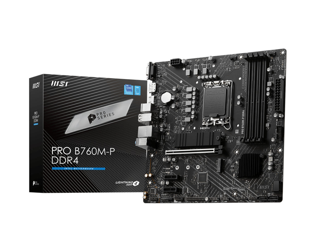 MSI PRO B760M-P placas base Intel LGA 1700 Intel® Pentium® Gold 128 GB