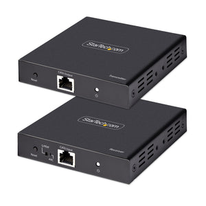 StarTech.com Extensor Alargador HDMI 4K por Cable CAT5/CAT6 Ethernet - Extensor de Vídeo 4K 60Hz HDR hasta 70m - Salida de Audio S/PDIF - Juego Kit de