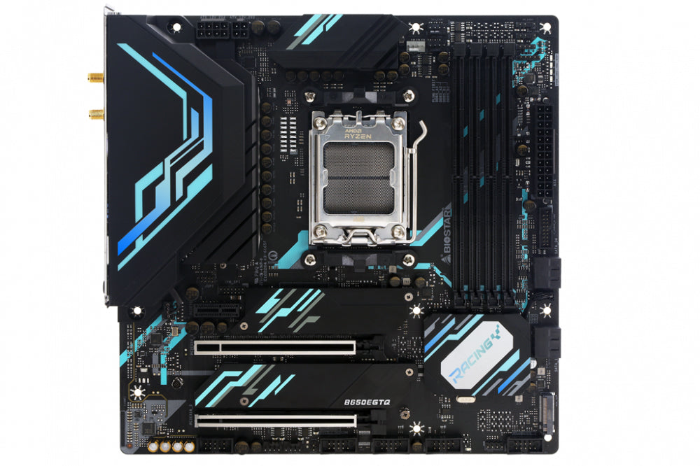 Biostar B650EGTQ placa base AMD B650 Express Enchufe AM5 Micro ATX, DDR5-SDRAM, 128 GB