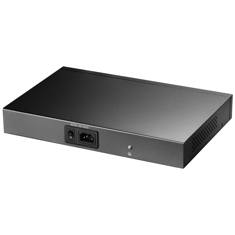 Cudy GS1024 dispositivo de redes Gigabit Ethernet (10/100/1000) Negro, Montaje en rack