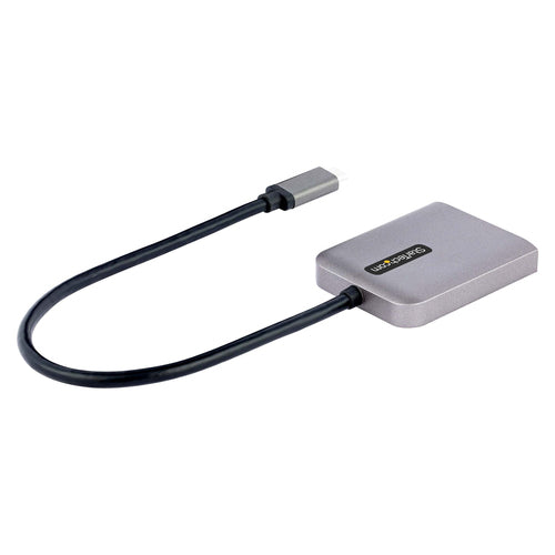 StarTech.com Adaptador USB-C a DisplayPort 1.4 Doble - Hub MST USB C Multi Monitor - Divisor Multiplicador DP Doble 5K 6