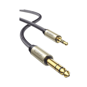 Ugreen 10625 cable de audio 1 m 2 x 6,35mm 3,5mm Negro