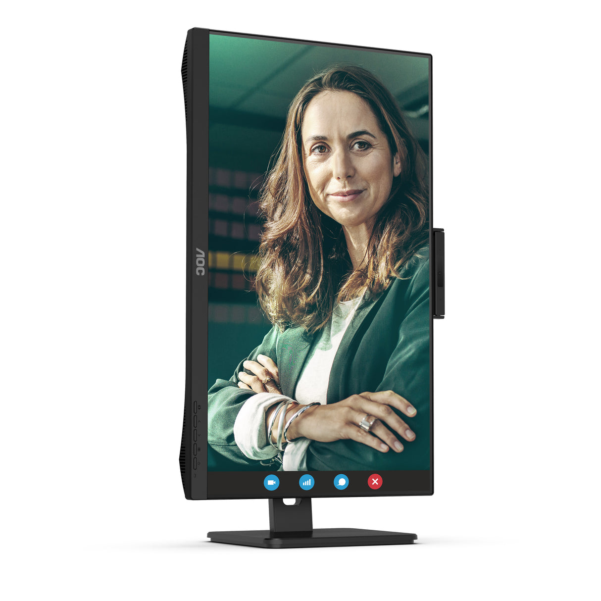 AOC Q27P3CW Monitor 68,6 cm (27") 2560 x 1440 Pixeles Quad HD W-LED Negro