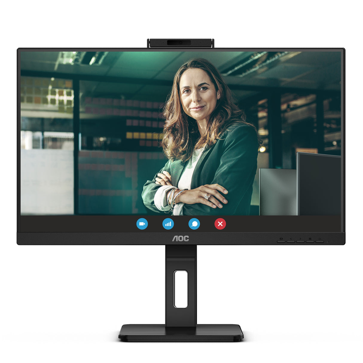 AOC Q27P3CW Monitor 68,6 cm (27") 2560 x 1440 Pixeles Quad HD W-LED Negro