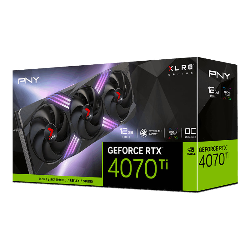PNY VCG4070T12TFXXPB1-O tarjeta gráfica NVIDIA GeForce RTX 4070 Ti 12 GB GDDR6X, 192 Bit, 7680 x 4320 Pixeles, PCI Expre