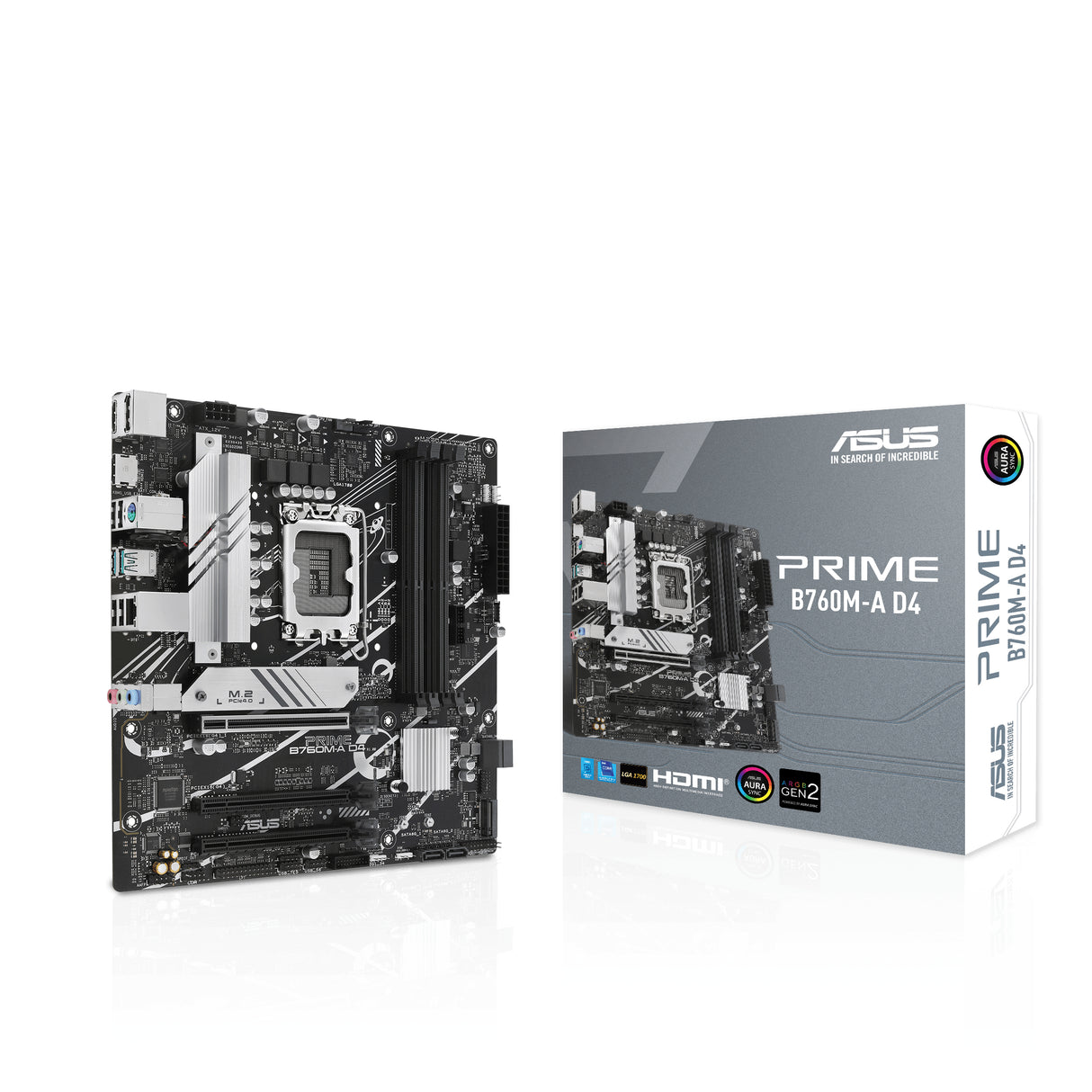 ASUS PRIME B760M-A D4 placas base Intel LGA 1700 LGA 1700 DDR4-SDRAM