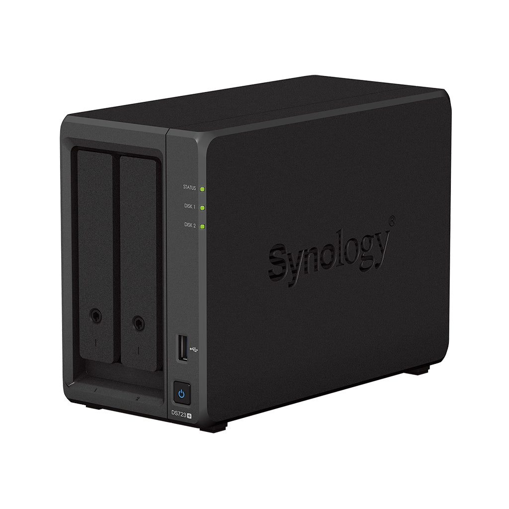 Synology DiskStation DS723+ servidor NAS o de almacenamiento Tower Ryzen Embedded R1600 2 GB DDR4 DiskStation Manager Ne