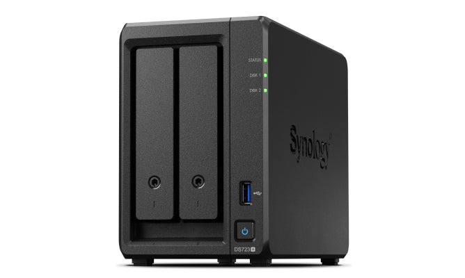 Synology DiskStation DS723+ servidor NAS o de almacenamiento Tower Ryzen Embedded R1600 2 GB DDR4 DiskStation Manager Ne