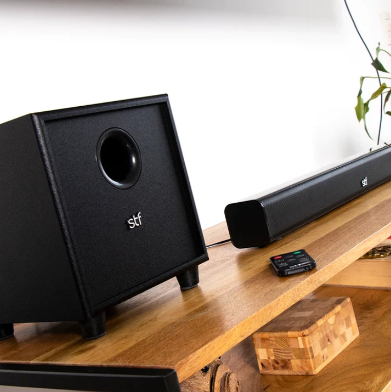 STF mobile ST-S04726 altavoz para barra de sonido Negro 2.1 canales 35 W, 4 Ohmio, Altavoz de subgraves (subwoofer) acti