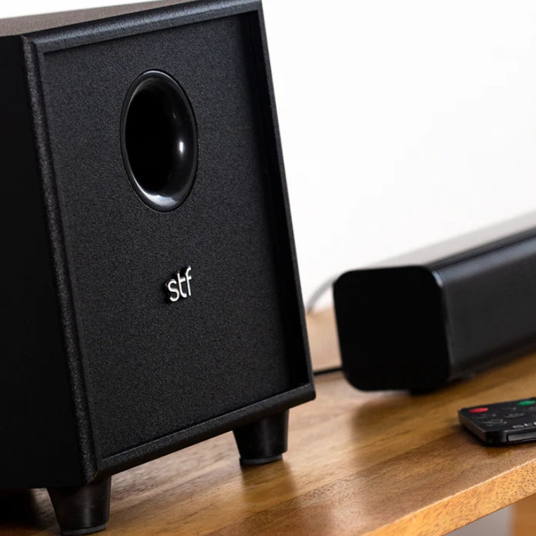 STF mobile ST-S04726 altavoz para barra de sonido Negro 2.1 canales 35 W, 4 Ohmio, Altavoz de subgraves (subwoofer) acti