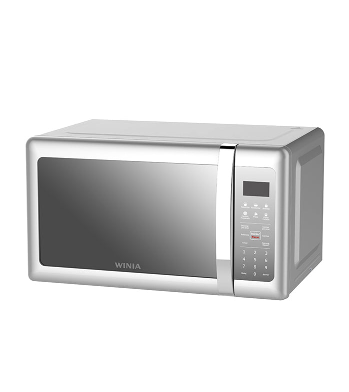 WINIA KOS-63MHS microondas Plata Solo microondas Mostrador, Pantalla incorporada, LED, Botones