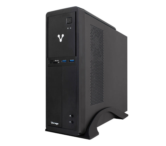 Vorago Kit SlimBay 4 Intel® Core™ i3 i3-10105 8 GB DDR4-SDRAM 120 GB SSD Windows 10 Home Escritorio PC Negro, 3.7 GHz