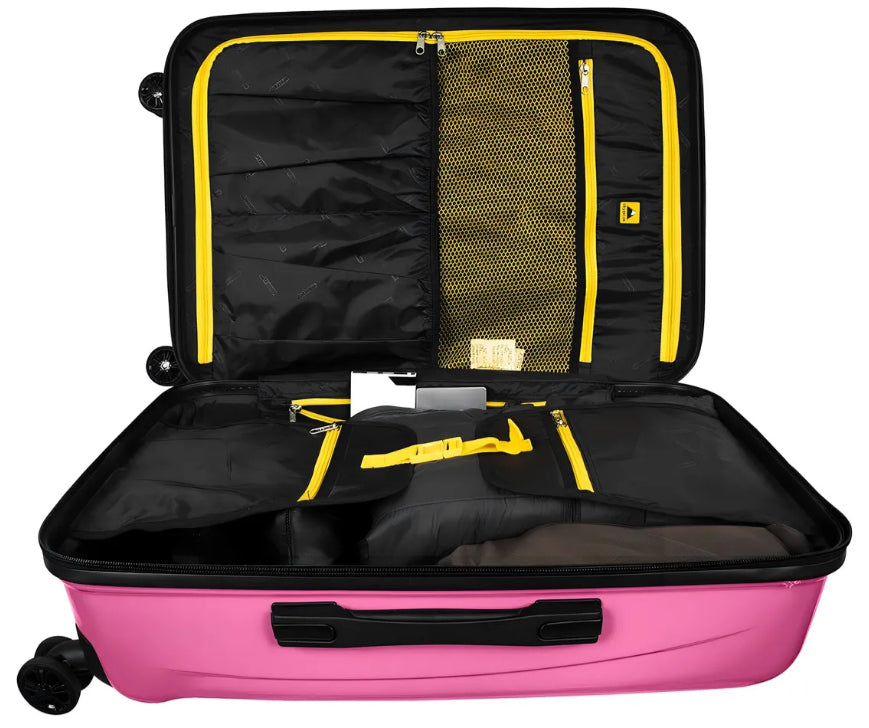 Skypeak PRL-280190205PK equipaje Maleta Caparazón duro Rosa 106.95 L Acrilonitrilo butadieno estireno (ABS), Policarbona