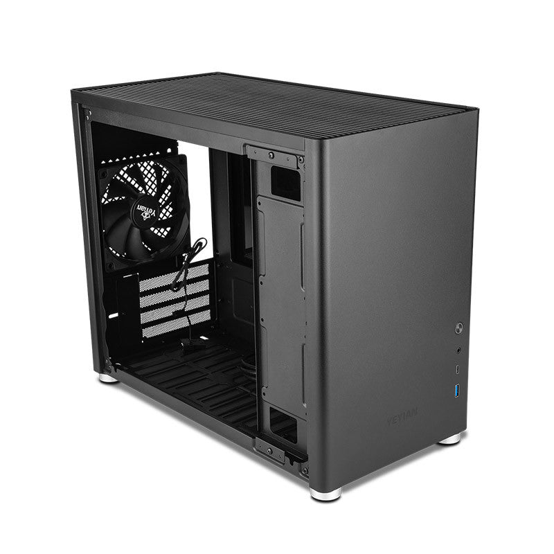 Yeyian YCM-ATXAW-01 gabinete de computadora Mini Tower Negro, Micro ATX, Mini-ITX