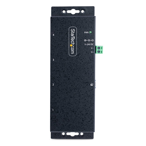 StarTech.com Hub Industrial USB 3.0 de 5Gbps de 4 Puertos - Concentrador USB con Protección de Picos y Descargas ESD - L