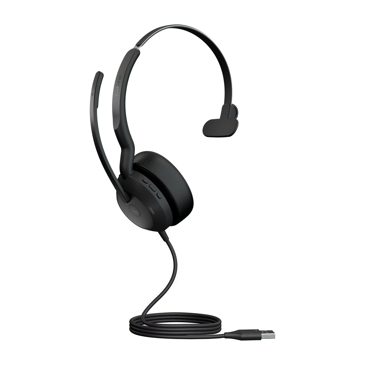 Jabra Evolve2 50 Auriculares Alámbrico Diadema Oficina/Centro de llamadas USB tipo A Bluetooth Negro, 20 - 20000 Hz, 127 g