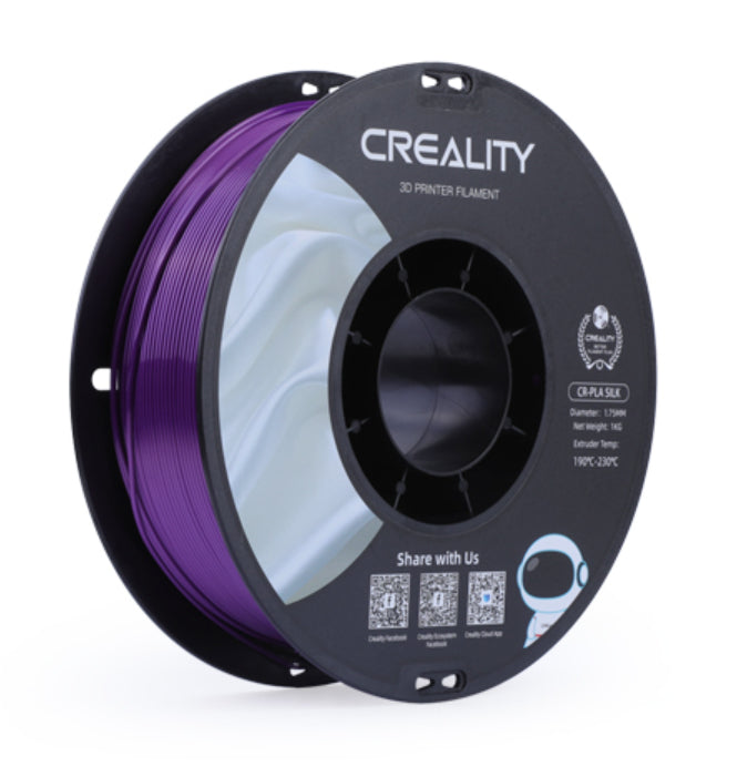 Filamento Creality CR-Silk 1.75mm 1Kg Color Morado