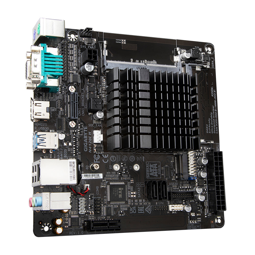 GIGABYTE N4120I H (rev. 1.0) placas base Intel Intel® Core™2 Quad 1 DDR4-SDRAM