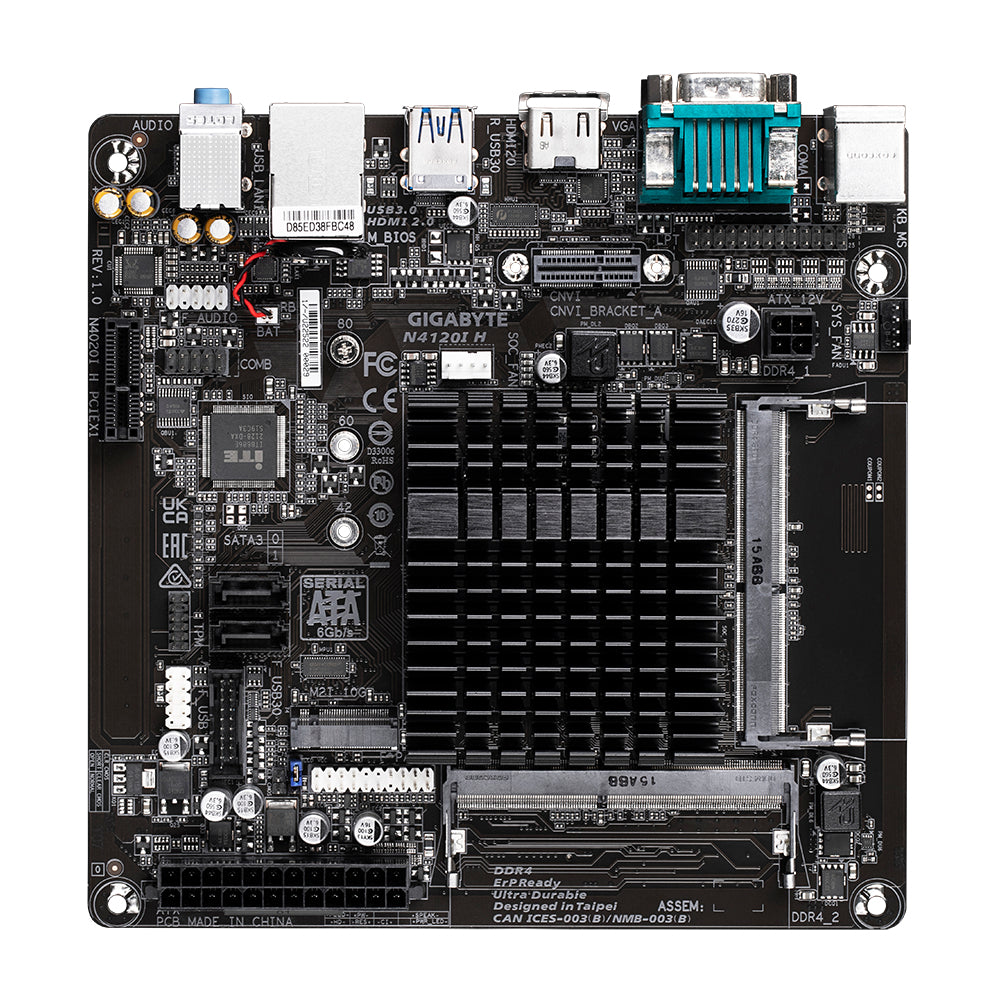 GIGABYTE N4120I H (rev. 1.0) placas base Intel Intel® Core™2 Quad 1 DDR4-SDRAM
