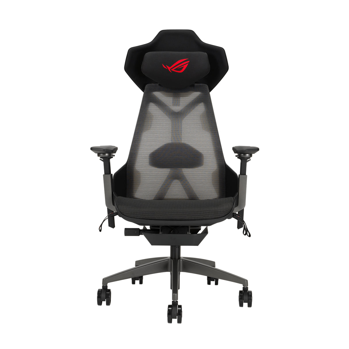 ASUS ROG Destrier Ergo Silla Ergonómica Asiento de malla Respaldo de rejilla Negro Gris