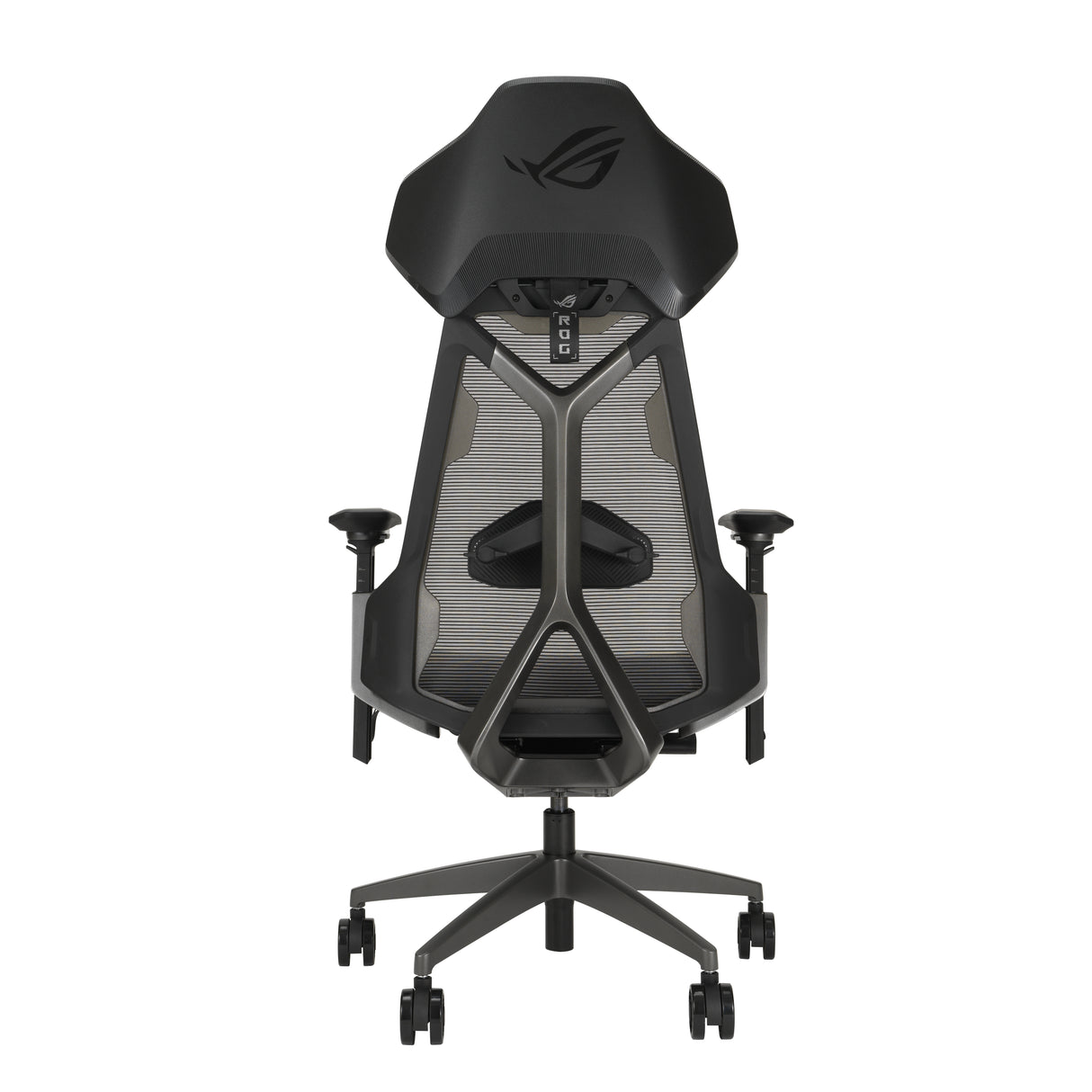 ASUS ROG Destrier Ergo Silla Ergonómica Asiento de malla Respaldo de rejilla Negro Gris