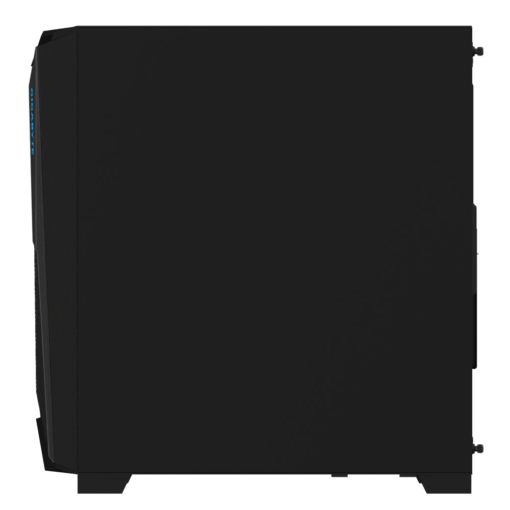 GIGABYTE C301 GLASS carcasas ordenador Vidrio, Plástico, Acero Midi Tower PC Negro