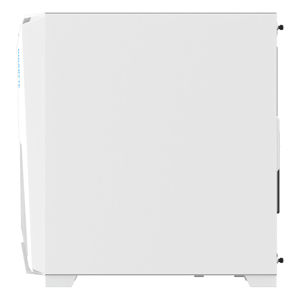 GIGABYTE GIGABYTE C301 GLASS WHITE carcasas ordenador Vidrio, Plástico, Acero Midi Tower PC Blanco