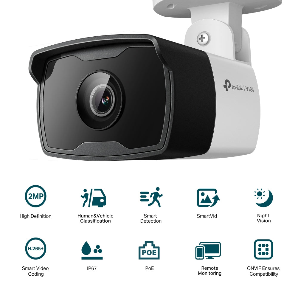 TP-Link VIGI C320I cámaras de vigilancia Cámara de seguridad IP Exterior Alámbrico Si