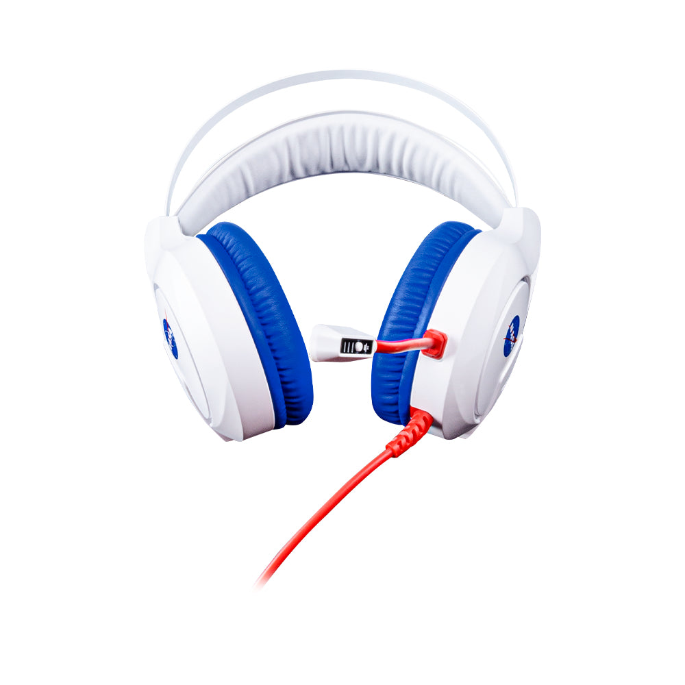 TechZone NS-HSG03 auricular y casco Auriculares Alámbrico Diadema Juego Azul, Blanco