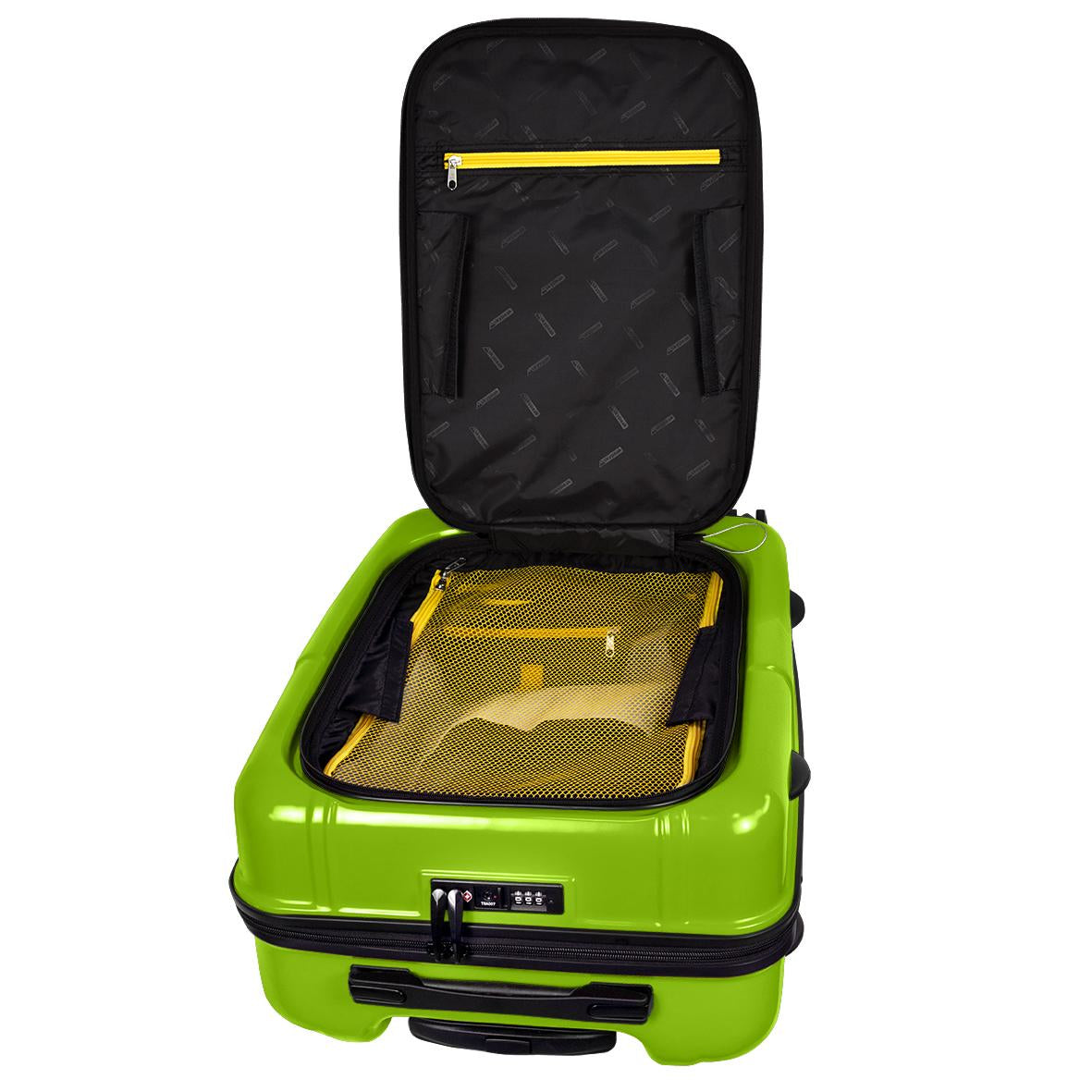 Skypeak PRL-240190203GR equipaje Maleta Caparazón duro Verde 65.77 L ABS, 4 rueda(s), 360°, 1 pieza(s)