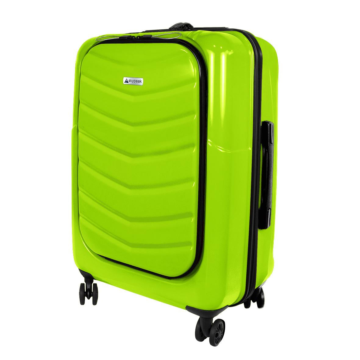 Skypeak PRL-240190203GR equipaje Maleta Caparazón duro Verde 65.77 L ABS, 4 rueda(s), 360°, 1 pieza(s)