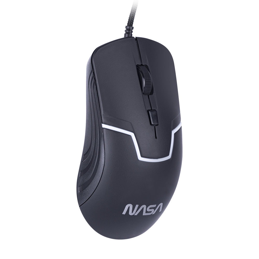 TechZone NS-GM06 ratón Juego Ambidiestro USB tipo A 3200 DPI, Negro | Ratones