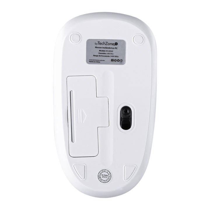 TechZone NS-MIS03 ratón Ambidiestro USB tipo A, Negro, Blanco | Ratones