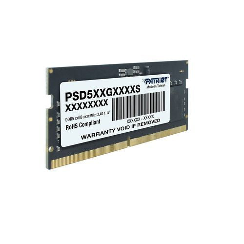 Patriot Memory Signature Line PSD516G560081S módulo de memoria 16 GB 1 x 16 GB DDR5 262-pin SO-DIMM, 5600 MHz