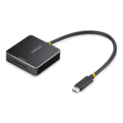 StarTech.com Lector Portátil USB-C de Tarjetas de Memoria SD Express 7.1 - Grabador USB Tipo C de Tarjetas de Memoria SD
