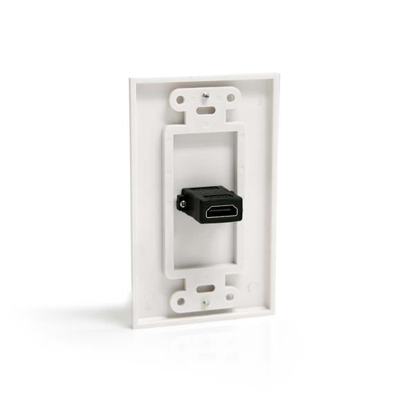 StarTech.com HDMIPLATE placas de pared y cubiertas de interruptor Blanco Convencional Cualquier marca HDMI
