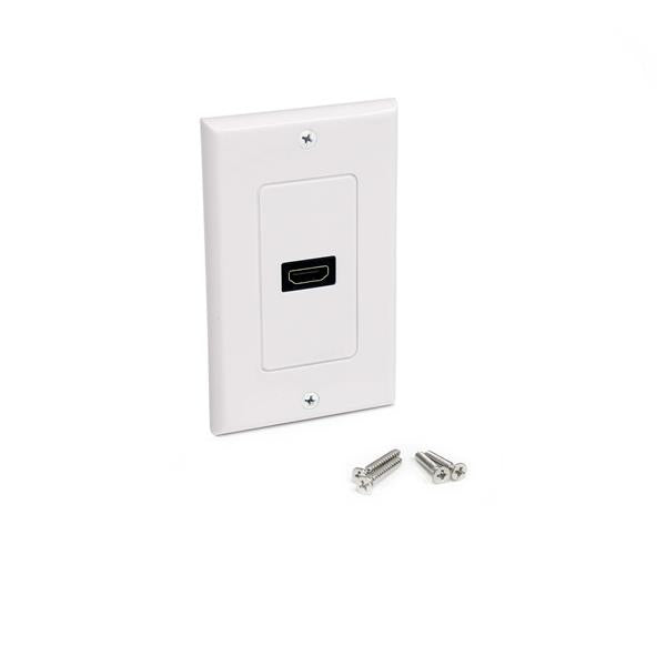 StarTech.com HDMIPLATE placas de pared y cubiertas de interruptor Blanco Convencional Cualquier marca HDMI